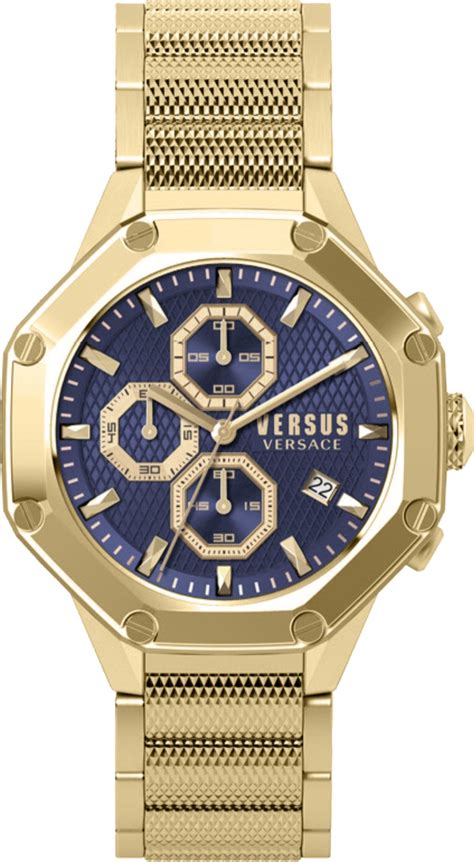 Versus Versace Mens Kowloon Watch VSP391019 Gold